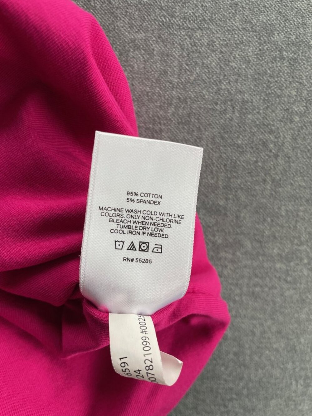 Hot Pink/Fuscia Long Sleeve Mini Long Sleeve Dress XS - Picture 11 of 11